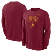 USC Trojans Men's Nike Cardinal Fleece Classic Arch Sweatshirt